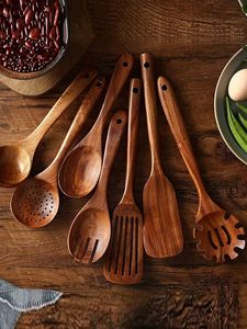 Eco Conscious <b>Wooden</b> <b>Spoon</b> Set Made With Sustainable Wood Perfect For Environmentally Friendly Kitchenware Collections - Product Image 3