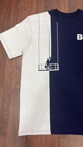 T-shirt en coton et polyester pour hommes peut être personnalisé tailles de style de couleur fabriqué en Inde Mumbai fournisseur exportateur - Product Image 2