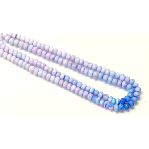 ลูกปัดควอตซ์สีรุ้งลาเวนเดอร์ทรงรอนเดลล์ เกรด AAA เรียบเนียน ขนาด 7-8 มม. ความยาว 7.5/15 นิ้ว สำหรับทำเครื่องประดับ - Product Image 2