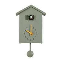 Jam Dinding Gaya Nordik Cuckoo Modern, Jam Burung Hiasan Dinding, Quartz Senyap untuk Dekorasi Ruang Tamu dan Kamar Tidur