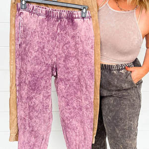 Ropa de calle con logotipo personalizado, joggers de lavado ácido Vintage en blanco, lo último en 2024, novedad de 100%, joggers de lavado ácido Vintage de lana de algodón - Product Image 4