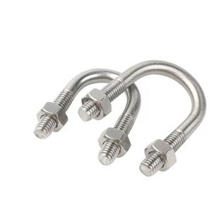 Precisie 304 roestvrijstalen/verzinkte koolstofstalen U-boutklem voor buizen, palen en structurele bevestigingen - Product Image 4
