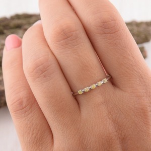 เครื่องประดับแหวนคลาสสิกสไตล์โบโฮสำหรับผู้หญิงเครื่องประดับเงิน925สเตอร์ลิงซิทรินพลอยแฮนด์เมดของขวัญสำหรับความรัก - Product Image 3