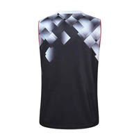 Kaos Olahraga Lengan Pendek Bahan Polyester 100% Ramah Lingkungan, Cepat Kering, Bernapas, Grosir untuk Pria, Cocok untuk Bola Voli dan Bulu Tangkis