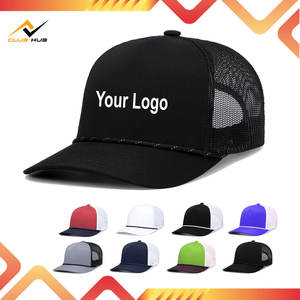 Gorra de Malla de 5 Paneles Ajustable Unisex con Cierre a Presión, Bordado 3D, Diseño Personalizado, Colores Personalizados, Gorra de Verano para Fines de Semana en la Playa - Venta al por Mayor - Product Image 2