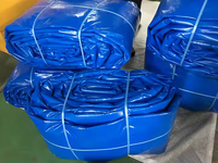 Bâche en polyester non tissé laminé HDPE imperméable, tricot uni, légère et durable, pour couverture de camion et usage extérieur
