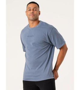 Camisetas de Cuello Redondo y Hombros Caídos, Estilo Vintage, 100% Algodón, Peso Pesado - Product Image 4