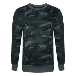 Sweatshirts à col rond imprimés camouflage personnalisés en gros avec manches longues à vendre, sweatshirts respirants pour hommes, pull-over 2026 - Product Image 1