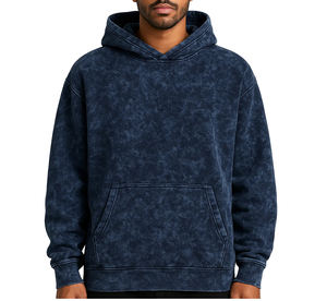 Sudadera con Capucha de Algodón 100% Lavado al Ácido, Gruesa y Suave, con Capucha Ajustable, Personalizable, Estilo Urbano, para Invierno, Venta al Por Mayor con Garantía Comercial - Product Image 6