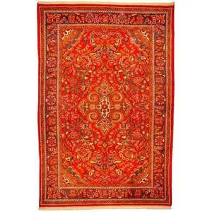 Auténtico Alfombra Persa Lilian de Estilo Tradicional, Anudada a Mano, para Interiores, con Lana Natural y Algodón, 10'11 X 7'4, Panr02520 - Product Image 1