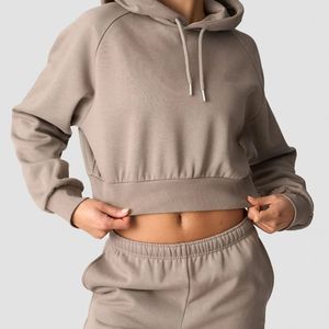 Sudadera con Capucha Corta Personalizada para Mujer, Sudadera Holgada Informal, Sudadera con Capucha Corta para Mujer, Venta al por Mayor OEM - Product Image 1