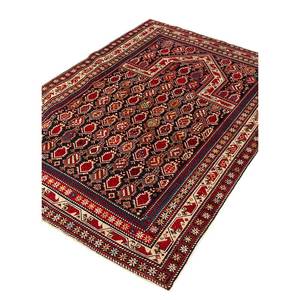 พรมขนสัตว์ถักมือสีเบจน้ำตาล Kiaan รุ่น Paem-176 ลายเรขาคณิต สำหรับตกแต่งห้องนั่งเล่น พรมปูพื้นทรงสี่เหลี่ยมผืนผ้าขนาดใหญ่ ทำจากปอกระเจา หนา 10 มม. - Product Image 2