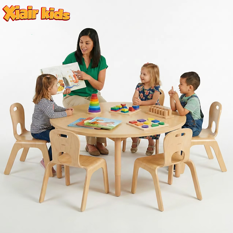 Preschool Furniture Kids Wooden Montessori Table