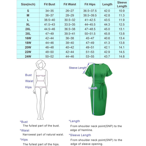 Robe de travail de bureau d'été pour femmes avec couture à la taille incurvée robe crayon moulante en crêpe avec ceinture de poche pour le travail - Product Image 6