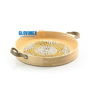 Top vente bambou paniers de rangement décoratifs maison nourriture salle à manger bohème Style minimaliste à la main écologique multifonction - Product Image 1