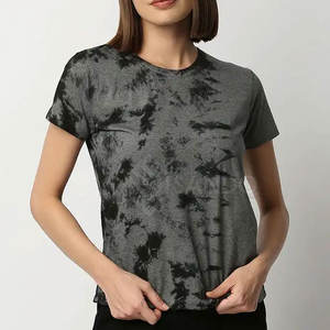 Contraste Trim Última moda Nuevo diseño Sublimación Camiseta Ropa de calle Logotipo impreso personalizado Mujeres Sublimación Camisetas - Product Image 6