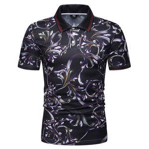 Custom Logo Men's for Polo <b>Shirts</b> 100% <b>Polyester</b> Breathable Classic Design Golf T-<b>Shirt</b> Casual Sublimated Blank Jersey Printed - Product Image 1