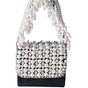 Bolso de mano de madre de Pera de diseño de lujo con bolsos de noche de trabajo bordados bolsos de boda de moda para damas DE ARTESANÍA DE LUJO - Product Image 1