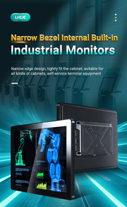ओपन फ्रेम ip65 वाटरप्रूफ एलसीडी डिस्प्ले 7/10.1/15/17/24/32 "कठोर वातावरण के लिए धातु केस पेकैप टचस्क्रीन औद्योगिक मॉनिटर - Product Image 2