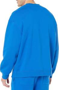 Sweat-shirt à col rond surdimensionné pour homme Motif solide Polyester/coton Grandes tailles pour l'automne Saison Sweats à capuche - Product Image 6