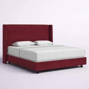 Tela de terciopelo para cama de mediados de siglo-Cómoda y elegante - Product Image 1