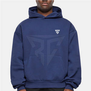 Sudaderas con capucha de patrón sólido de algodón 100% de buena calidad para hombres, colección de invierno de moda superior, MOQ bajo para la venta - Product Image 1