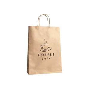 Hot Selling 100% Virgin Kraft <b>Paper</b> <b>Bags</b> with Twisted Handle Recyclable Craft Shopping Gift <b>Bags</b> Customizable with Your Logo - Product Image 4