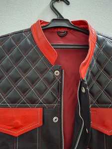 เสื้อกั๊กหนังสำหรับผู้ชายเสื้อขี่มอเตอร์ไซค์สำหรับผู้ชายเสื้อใส่ได้ทุกฤดูทนทานผลิตโดยมืออาชีพ - Product Image 3