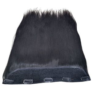 hair clip big layer hair extensions natural color straight remy hair or human hair 100% single drawn - Product Image 5