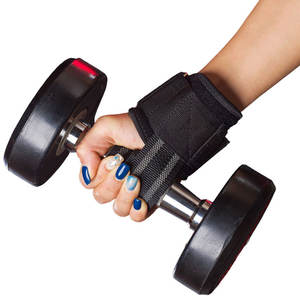 Men's Fitness <b>Gym</b> Straps Spandex Weight Lifting <b>Wrist</b> <b>Wraps</b> with Neoprene Padding for Deadlift & Powerlifting - Product Image 2