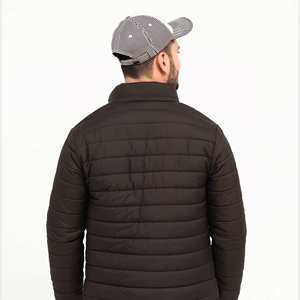 Venta al por mayor chaqueta de invierno de calidad superior para los hombres nueva moda de cuello alto con capucha Puffer abrigo personalizado Cachemira Shell - Product Image 5