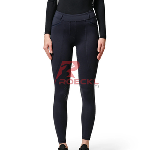 Pantalones de montar ecuestres con estilo para mujer, ajustados, transpirables, ligeros, cómodos, duraderos, para montar a caballo al aire libre - Product Image 4