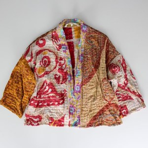 Veste Kantha Vintage Manteau Kantha Vintage Veste Femme Veste Patchwork - Product Image 1