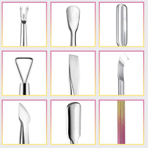Meilleures ventes Innovamed Poussoirs à cuticules en acier inoxydable Service OEM de haute qualité Nouvelle arrivée Produit d'application des ongles - Product Image 3