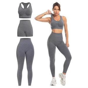 Wholesale Sportswear Plus Size Fitness Wear for Women Custom Logo Yoga Active Wear Set Women Custom Logo Yoga Set - Product Image 2