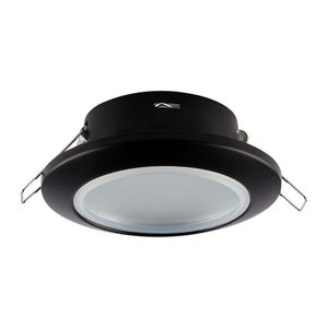 Porta faretti a LED ad incasso rotondo, nero, impermeabile, IP44, foro 70mm, per faretti a LED GU10 MR16, illuminazione a SKU-6699 - Product Image 1
