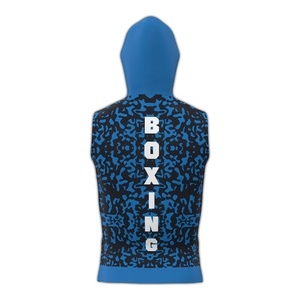 Sudadera con capucha sin mangas con cremallera y estampado de camuflaje para hombre, ropa deportiva informal, transpirable, de punto, para otoño. - Product Image 5