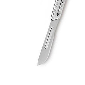 Precio al por mayor Mango de bisturí de acero inoxidable Fuente de alimentación manual para uso médico Venta en línea - Product Image 6