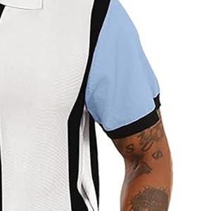 Polo de golf informal de primera calidad para hombre, corte holgado, manga corta, ropa de oficina, camiseta polo para hombre, subida por Dress Sports - Product Image 3