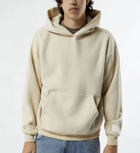 Sudadera con capucha de hombre de algodón de rizo francés de peso pesado de 400GSM personalizada Sudadera con capucha de invierno de gran tamaño con impresión digital de fabricantes - Product Image 1