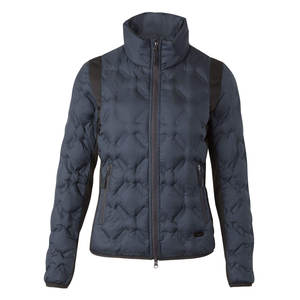 Chaqueta Acolchada Brillante de Invierno para Mujer, Manga Larga, Cierre de Cremallera, Transpirable, para Exteriores - Product Image 1