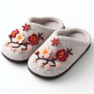 Scarpe Unisex in pelle per interni con soletta in lana e tomaia in pelliccia comode calzature in <span class=keywords><strong>feltro</strong></span> per l'inverno primavera estate - Product Image 6