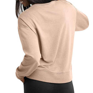 Sudaderas de Punto Estampadas de Invierno para Mujer, Fabricadas por un Fabricante Líder, 100% Algodón, Anti-Pilling, Secado Rápido, Transpirables, Corte Regular, Cortas - Product Image 2