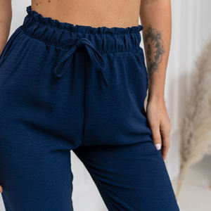 Pantalon de jogging taille haute personnalisé pour dames pantalon de survêtement vêtements de sport fitness décontracté style streetwear en coton et polyester pour l'hiver - Product Image 5