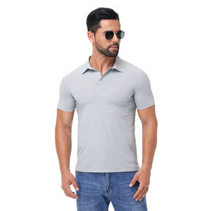 Personalización de Fábrica de Camisetas Polo de Manga Corta sin Costuras para Hombre, Resistentes a los Rayos UV, Tejido de Secado Rápido - Product Image 5