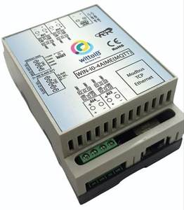 Módulo de Entrada Analógica de 4 Puertos WITTELB WIN-IO-4AIME-MQTT con MQTT sobre TCP Ethernet para Automatización de Edificios y Equipos Industriales - Product Image 2