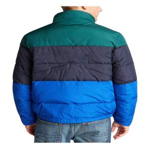 Men's Winter Jacket Custom Logo Formal Nylon Sports Design Waterproof <b>Quilted</b> Bubble Wind Breaker Hooded Outdoor Puffer Jacket - Product Image 2