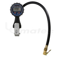 Tire Inflator Digital Air Pressure Gauge (2.5" Back-light 0-250PSI) Heavy-Duty OEM Auto Repair Tool Taiwan Made Lematec DTI-13G