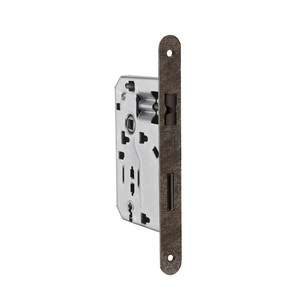 Serratura Brevettata Quadro 8/70 Bronzato 50mm B.Tondo Senza Gaccia - Product Image 1