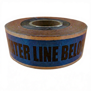 Ruban détectable souterrain en aluminium de 5 mils, feuille de PET renforcée pour avertissement de sécurité des conduites d'eau, approvisionnement B2B - Product Image 1